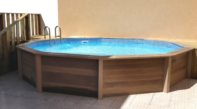 Piscina fuori terra decagonale Naturalis Piscina fuori terra decagonale Naturalis