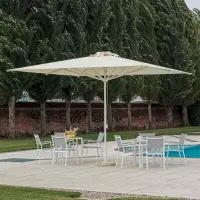 Ombrellone da giardino TINDARI in alluminio, chiusura telescopico