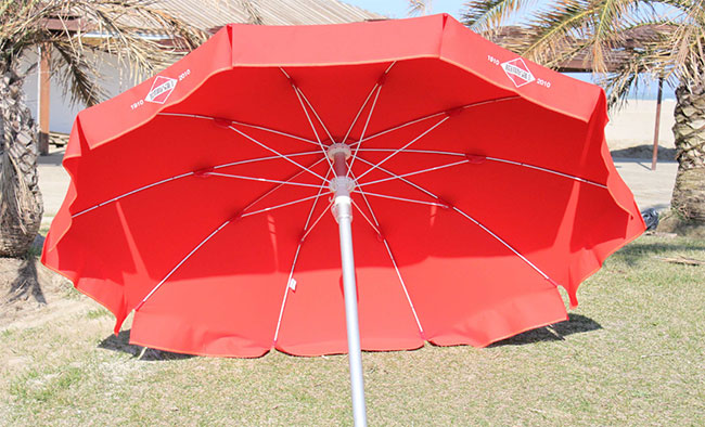 Ombrellone da giardino in alluminio TALIA &Atilde;&tilde; 2 metri con stecche maggiorate