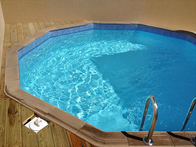 Piscina fuori terra decagonale Naturalis Piscina fuori terra decagonale Naturalis