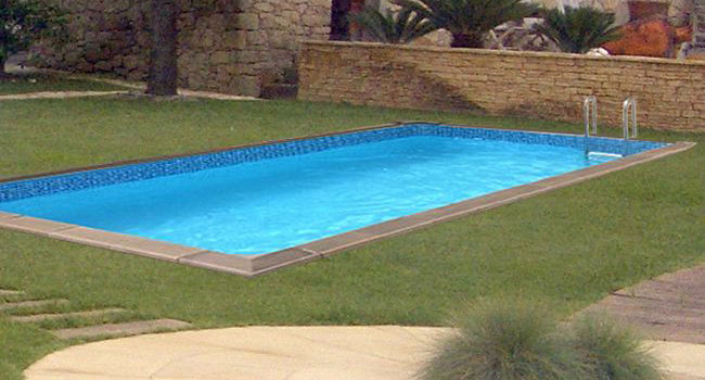 Piscina fuori terra decagonale Naturalis Piscina fuori terra decagonale Naturalis