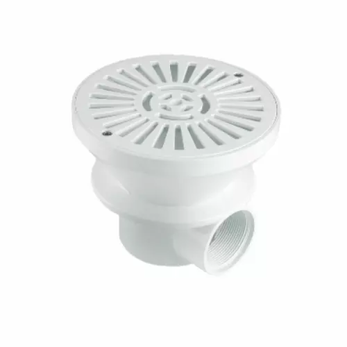 Scarico di fondo semplice per piscina in cemento verniciato o piastrellato