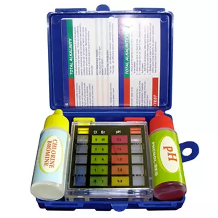 Kit tester Cloro e pH in gocce per analisi acqua piscina
