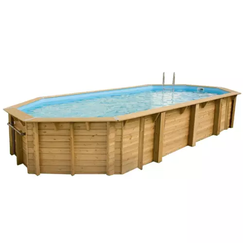 Piscina in legno ottagonale NorthWood 860 - 8,60 x 4,70 x h.1,30 m