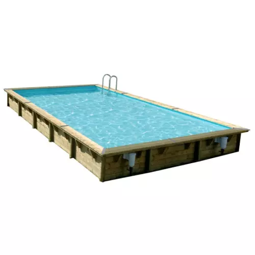 Piscina in legno rettangolare NorthWood 800 - 8,00 x 5,00 x h.1,40 m
