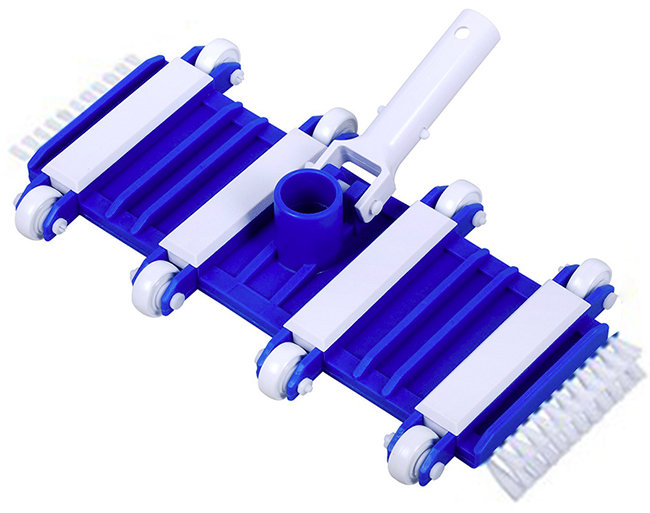 Pulitore con spazzole per piscina