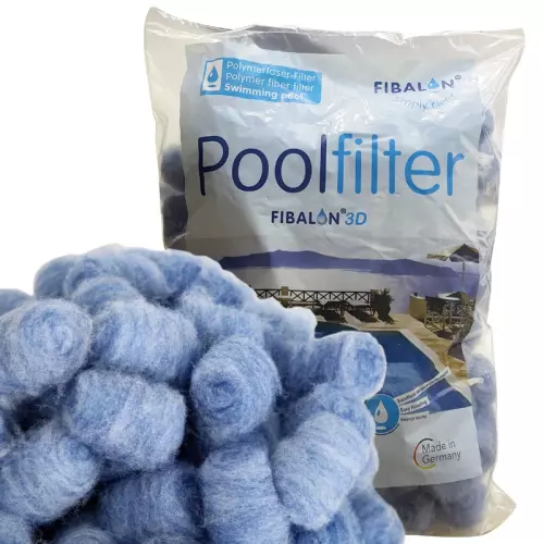 Carica filtrante FIBALON 8 Micron in fibre di polimeri e argento per filtri a sabbia
