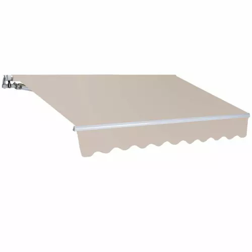 Tenda parasole a barra quadra 2,0 x 2,5 m : BEIGE tinta unita