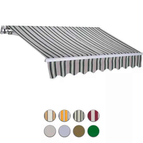 Tenda parasole a barra quadra 2,0 x 2,5 m