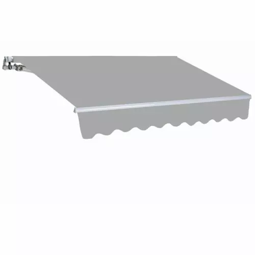 Tenda parasole a barra quadra 2,0 x 2,5 m : GRIGIO CENERE tinta unita