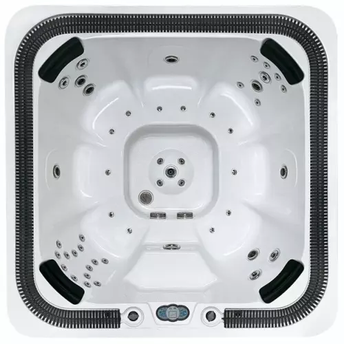 Vasca Idromassaggio a sfioro WASHINGTON 2,22 x 2,22 h 1,00 m : Idromassaggio a sfioro WASHINGTON 2,22 x 2,22 h 1,00 m - BIANCO ad incasso