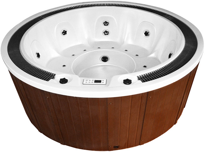 Vasca idromassaggio a sfioro