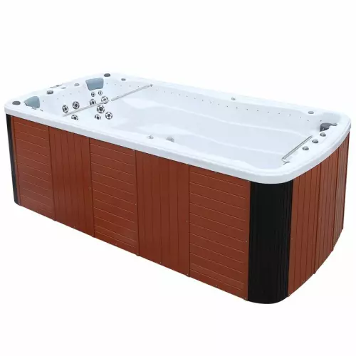 Vasca Idromassaggio TIFFANY Nuoto Controcorrente 4,50 x 2,22 h 1,50 m con rivestimento esterno