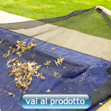 rete raccogli foglie per copertura piscina
