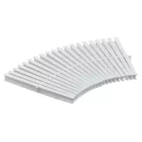 Griglia per curve in polipropilene ad incastro per piscina a sfioro