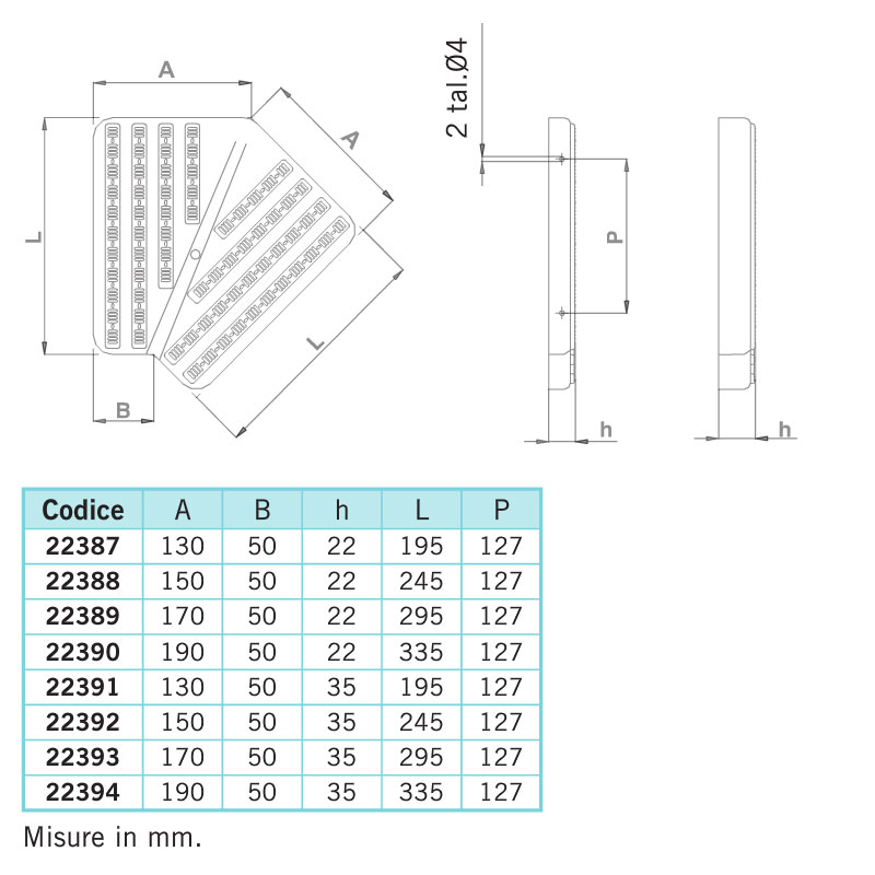 Griglia ad Angolo 45&Acirc;&deg; per bordo piscina a sfioro