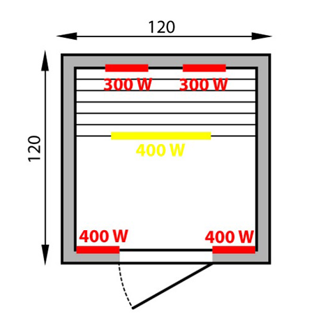 Sauna a raggi infrarossi Grenada