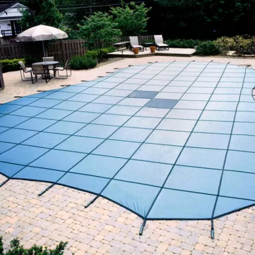 Copertura di sicurezza per piscina Loop-Loc ULTRA-LOC con pannelli drenanti