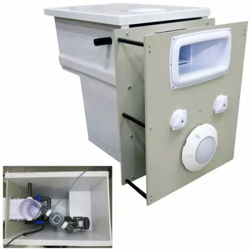 Muro filtrante Filtrinov per piscine in casseri - potenza 14 m³/h : STERILIZZATORE