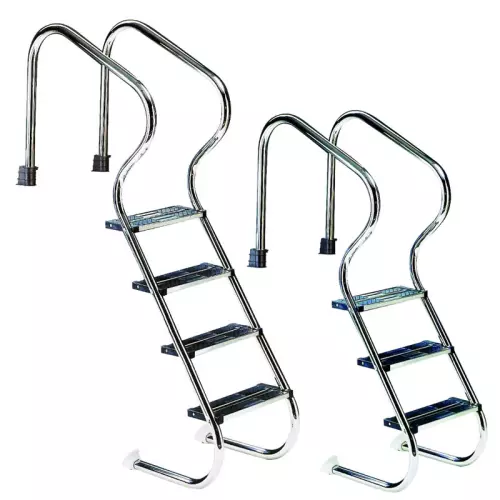 Scaletta COMFORT Inox AISI 304 per piscine interrate