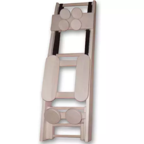 Schienale Ergonomico in legno per sauna finlandese o Infrarossi