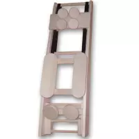 Schienale Ergonomico in legno per sauna finlandese o Infrarossi