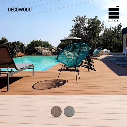 Listone in legno composito WPC DECOWOOD Deco 2,3x14,6x220 cm per pavimentazione - Vendita al m²