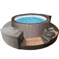 Piscina SPA Idromassaggio NETSPA VITA PREMIUM rotonda 6 persone