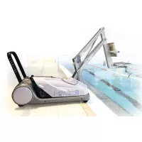 Sollevatore per Disabili I-SWIM2 per piscina con bordo rialzato