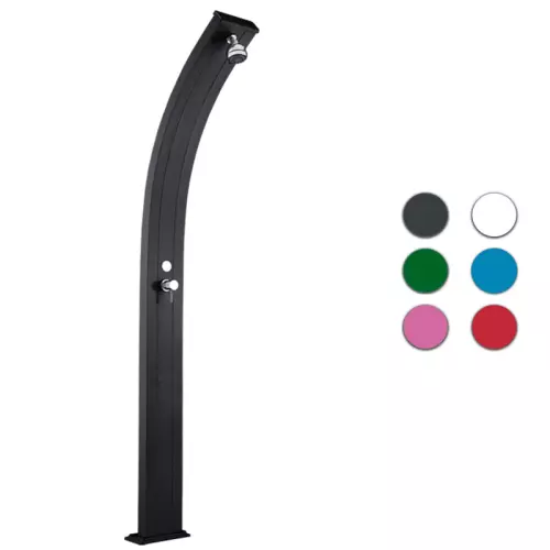 Doccia da giardino SPRING CURVA, in alluminio 