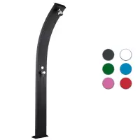 Doccia da giardino SPRING CURVA, in alluminio 