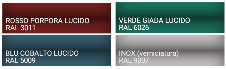 Colori speciali docce alluminio by Arkema Colori speciali docce alluminio by Arkema