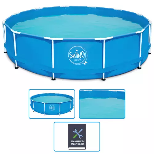 Piscina Fuori Terra SWING FRAME Ø 3,66 x h.0,91 m