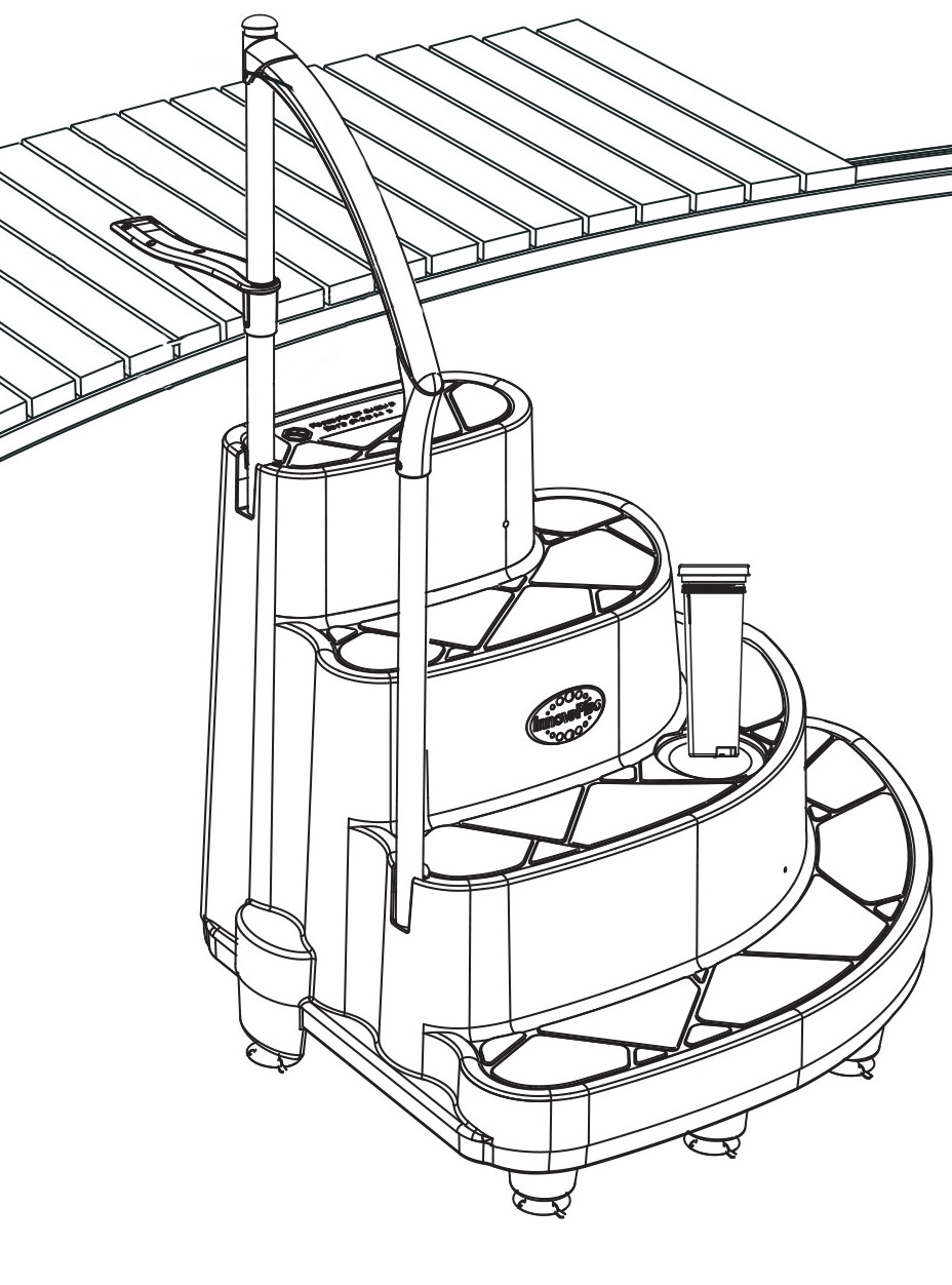 Dettaglio Scaletta amovibile MAJESTIC Lumi-O antiscivolo per piscina