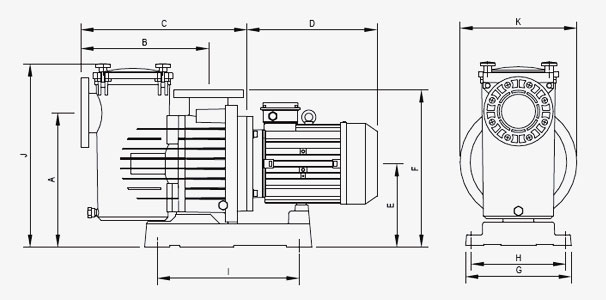Pompa Piscina per filtrazione Espa S3 MAGNUS 300 - 3 HP