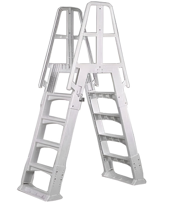 Scala in resina per piscine fuori terra regolabile