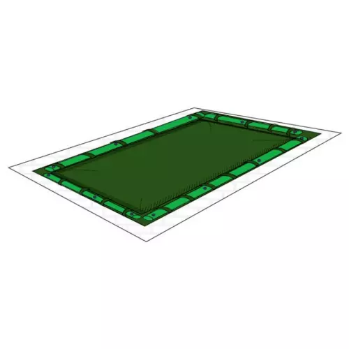 Copertura Invernale ultraleggera WINCOVER 156 gr/m² con bretelle porta salsicciotti