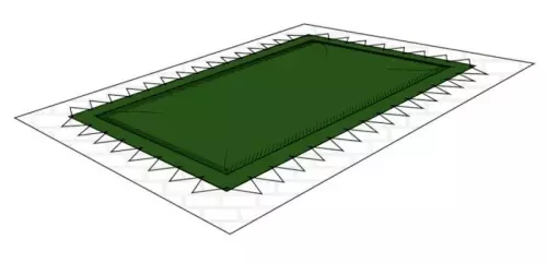 Copertura Invernale ultraleggera WINCOVER 156 gr/m² con occhielli e corda elastica