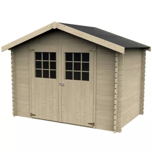 Casetta da giardino in legno TAIGA 3,17 x 2,13 x h 2,32 m