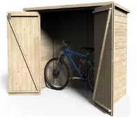Casetta in legno BIKE BOX 1,93 x 0,98 x h 1,61 m da esterno