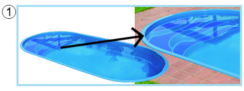 Piscina interrata in vetroresina Calypso