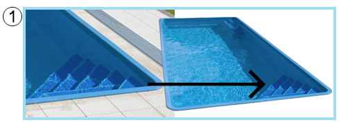 Piscina interrata in vetroresina Calypso Piscina interrata in vetroresina Calypso