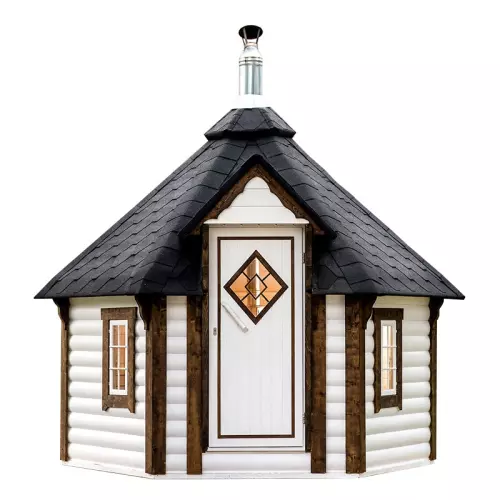 Sauna finlandese tradizionale da esterno LOKI 5-7 posti