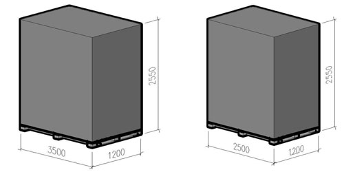 misure pallet sauna olaf