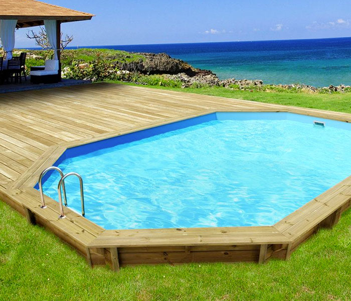 Piscina in legno fuori terra EcoWood BWT TROPIC Piscina in legno fuori terra EcoWood BWT TROPIC