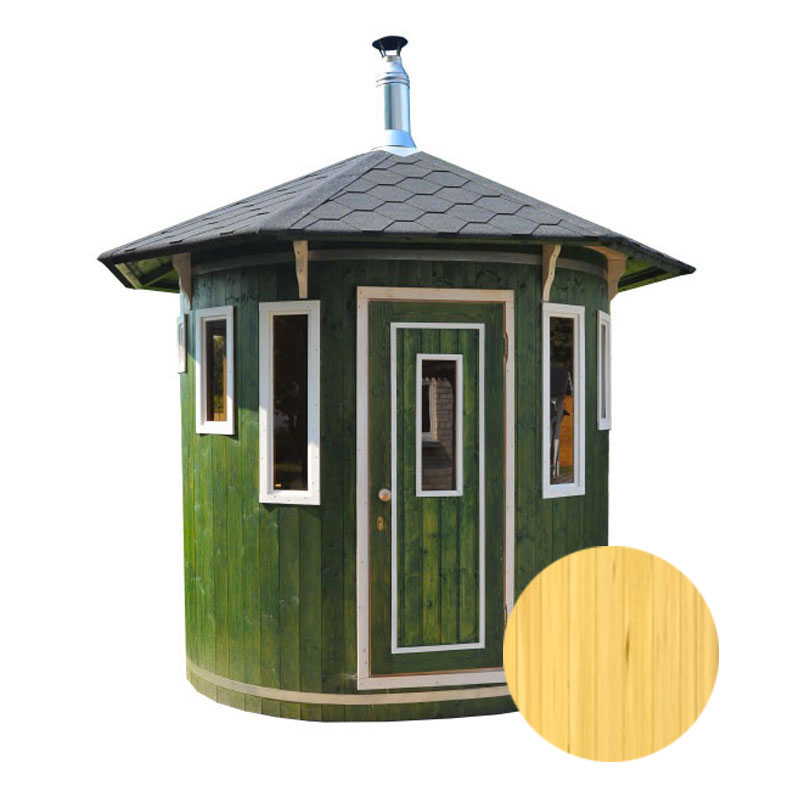 Sauna finlandese tradizionale da esterno Ade 5-7 posti