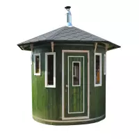 Sauna finlandese tradizionale da esterno CARONTE 5-7 posti