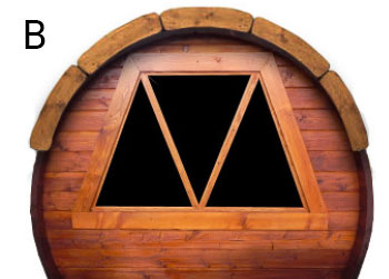 Finestra retro sauna Plutone Finestra retro sauna Plutone