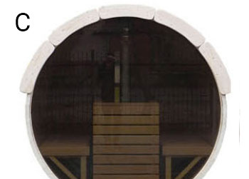 Finestra retro sauna Plutone Finestra retro sauna Plutone