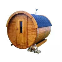 Sauna finlandese tradizionale da esterno PLUTONE 4-6 posti